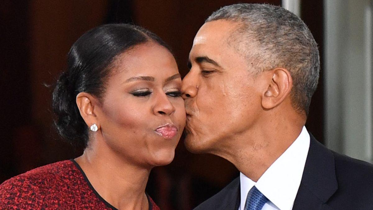 Photo of Barack Obama and Michelle Obama