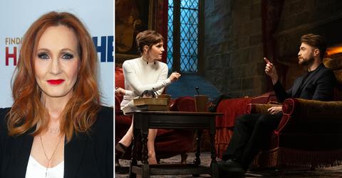 jk rowling included harry potter reunion hbo max transphobic