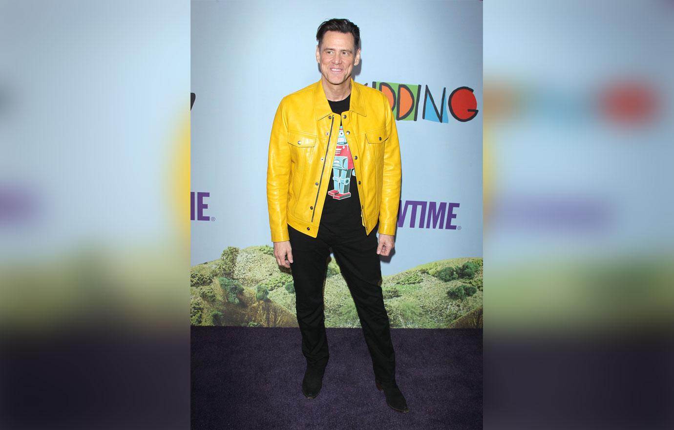 Jim Carrey Showtime ‘Kidding’ Red Carpet Cathriona White Lawsuits