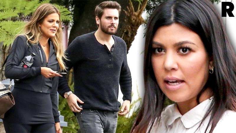 Scott Disick Khloe Kardashian jealous Kourtney Kardashian