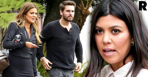 Scott Disick Khloe Kardashian jealous Kourtney Kardashian