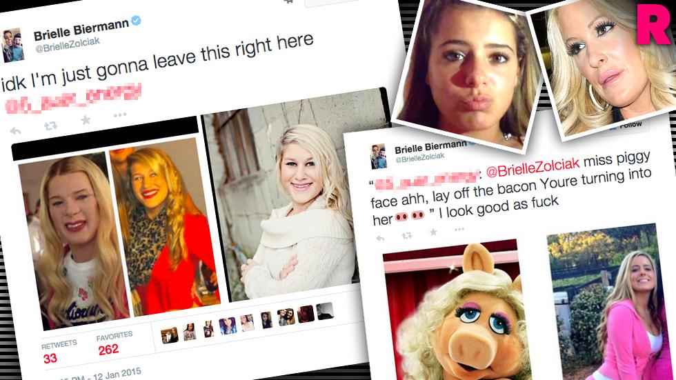 Brielle Biermann Twitter Fight Girl Called Miss Piggy