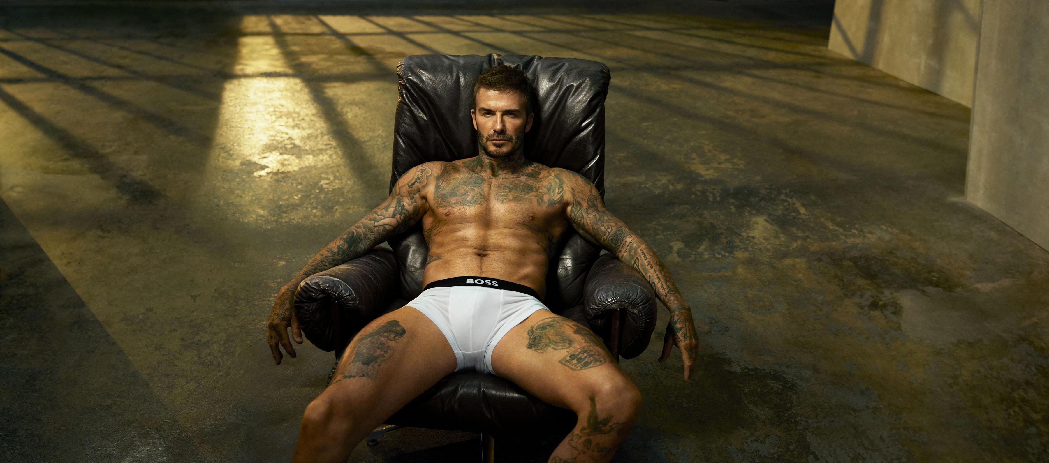 david beckham boss shoot