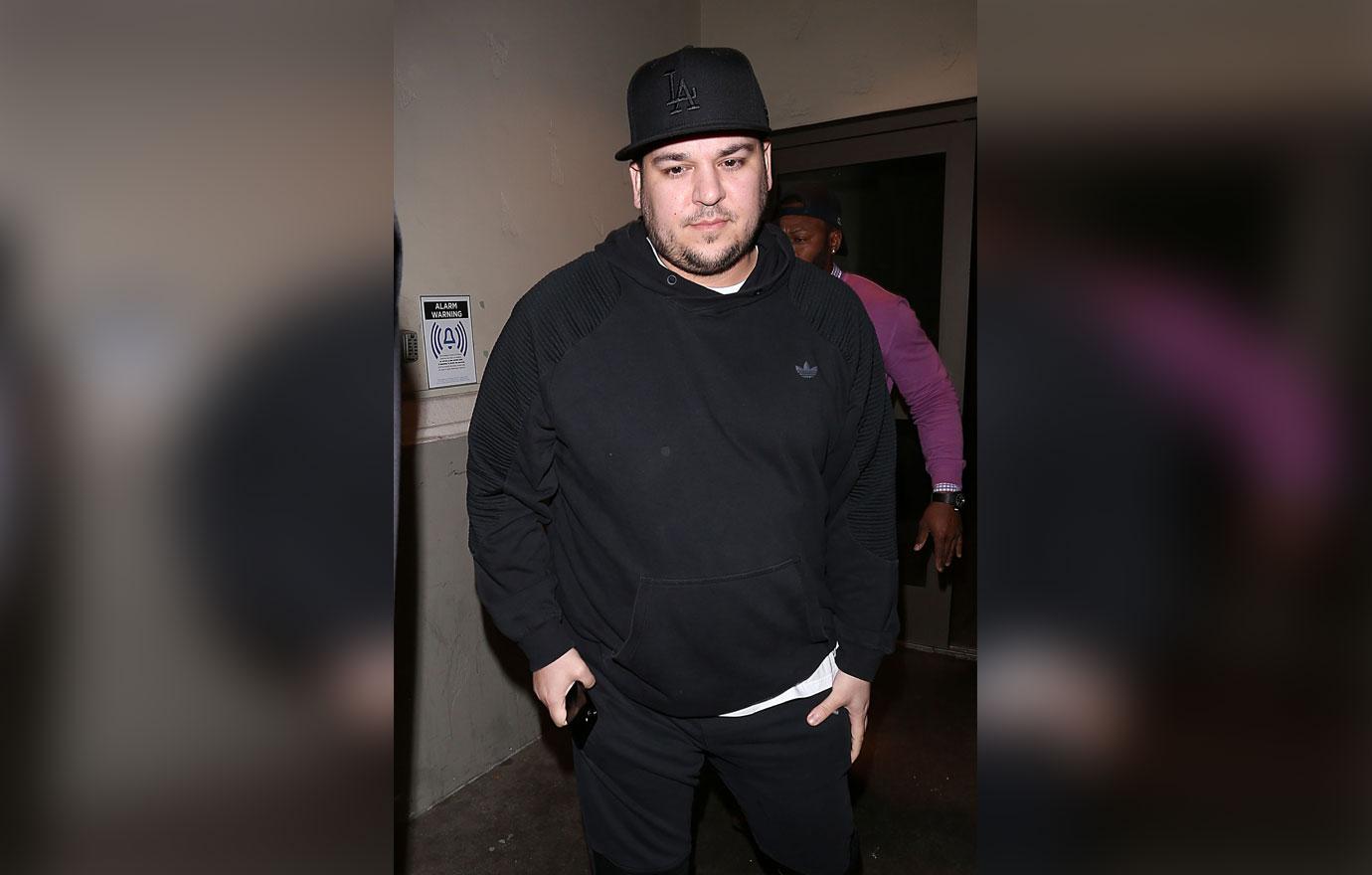 Rob Kardashian Blac Chyna Split Rock Bottom