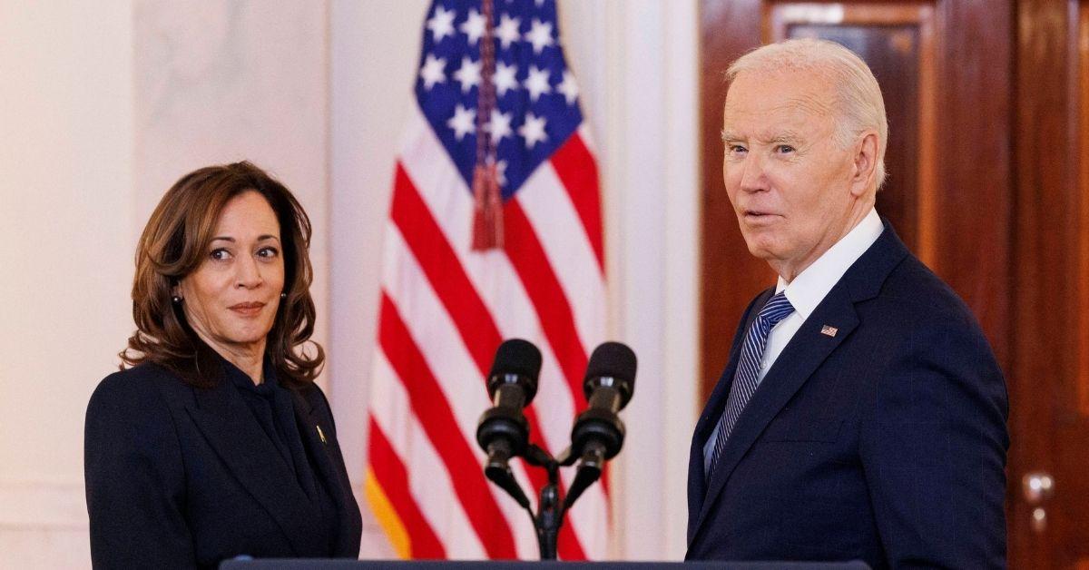 Photo of Kamala Harris, Joe Biden