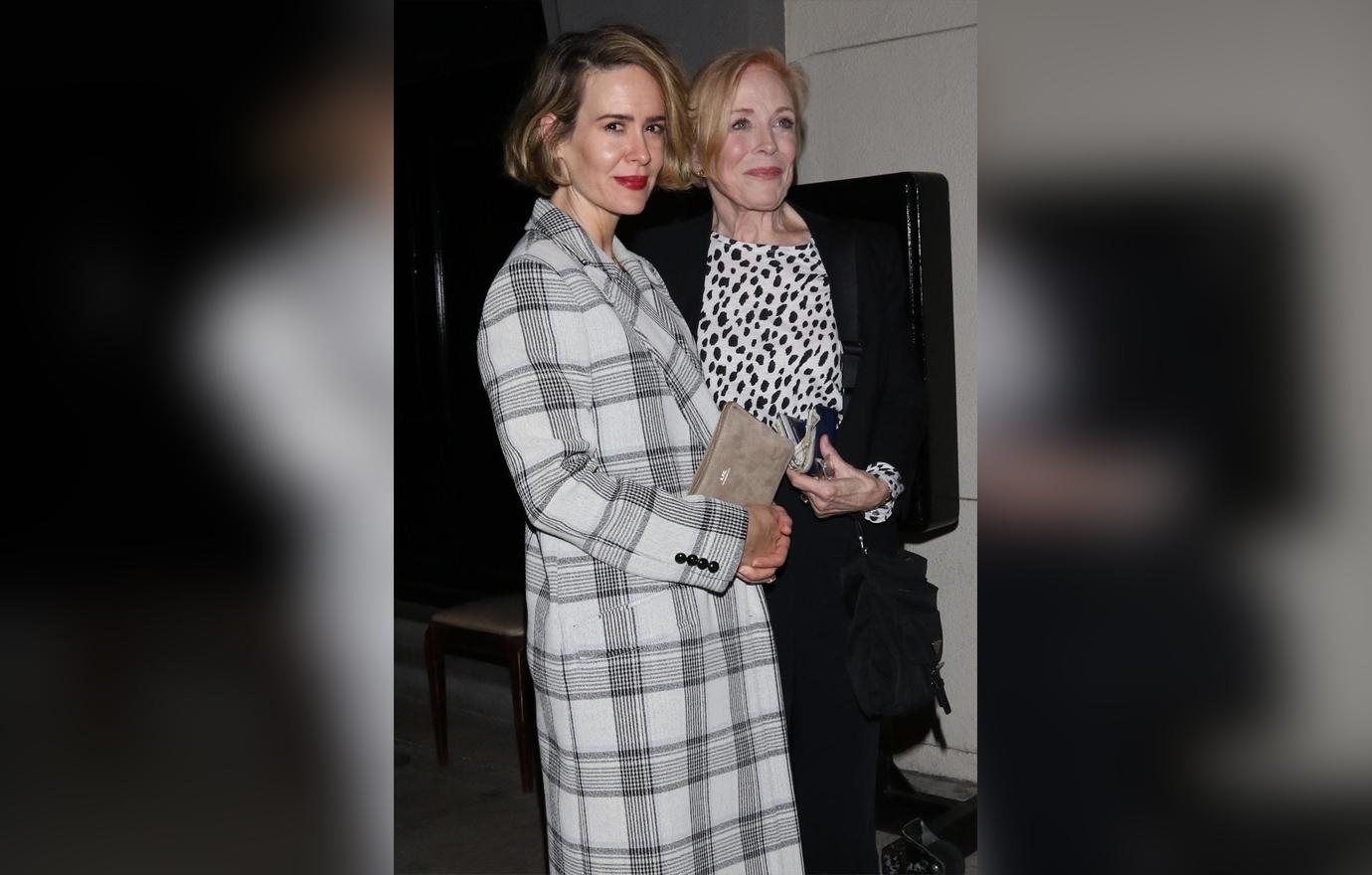 //sarah paulson and holland taylor enjoy date night