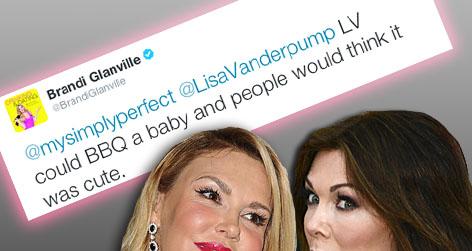 //brandi glanville lisa vanderpump bbq baby tweet square