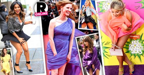 //that blows celebrities whose skirts played peek a boo pp sl