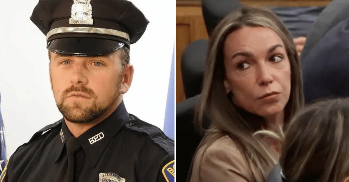 Split photo of John O'Keefe, Karen Read