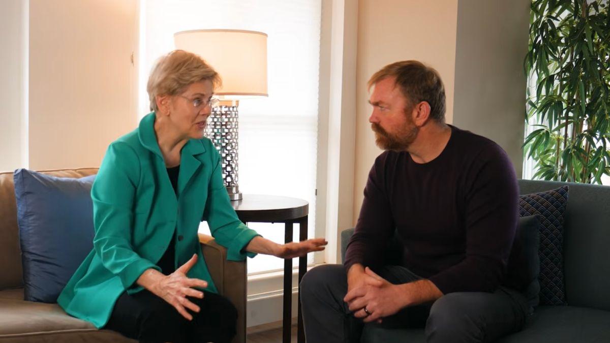 Photo of Elizabeth Warren, Graham Platner