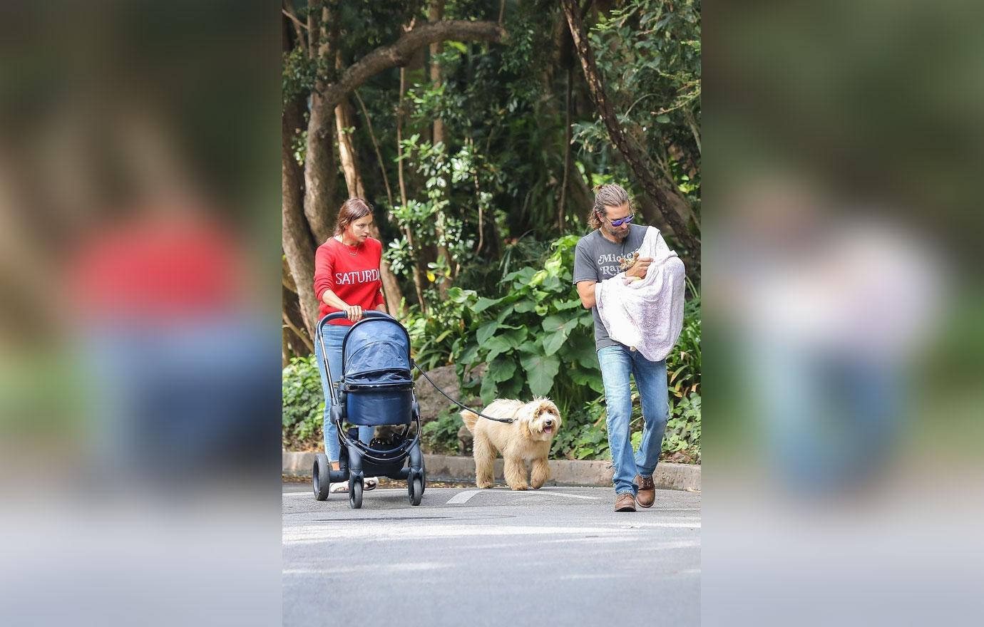 Bradley Cooper Irina Shayk Baby Daughter Stroller Walk