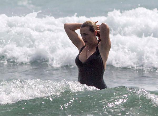 Kate Winslet New Zealand Beach