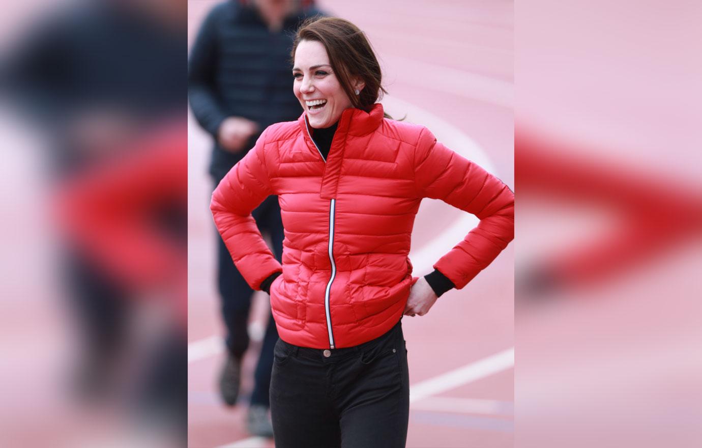 Kate Middleton Scary Skinny Legs Running