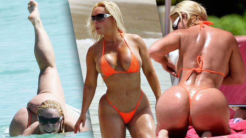 Coco Austin Leaves Little To The Imagination In A Super Skimpy Bikini While  Vacationing With Husband Ice-T
