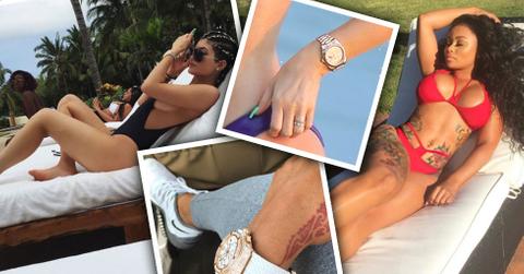 Blac Chyna Kylie Jenner Feud Tyga Mexico