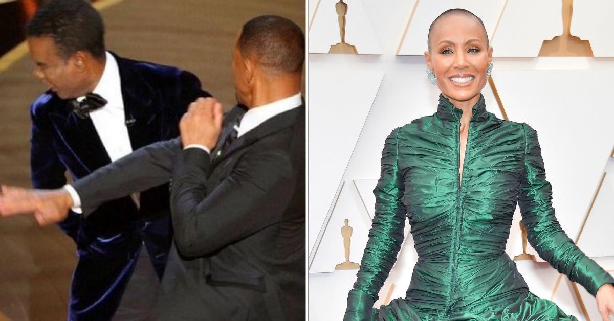 will smith hits chris rock over jada joke at  oscars