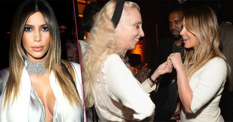 //kim kardashian kissed up vogue italia editor franca sozzani wide