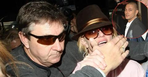 Composite photo of Jamie Spears, Britney Spears, and Kevin Federline