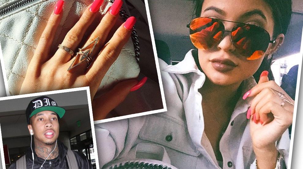 Kylie Jenner & Tyga Possible Engagement Ring Instagram