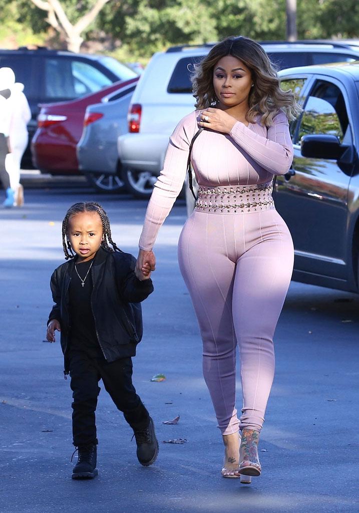 Blac Chyna Shows Off Post-Baby Body in Tight Bodysuit