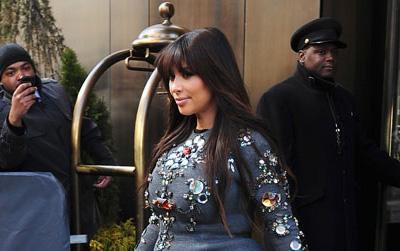 //kim kardashian babybump getty