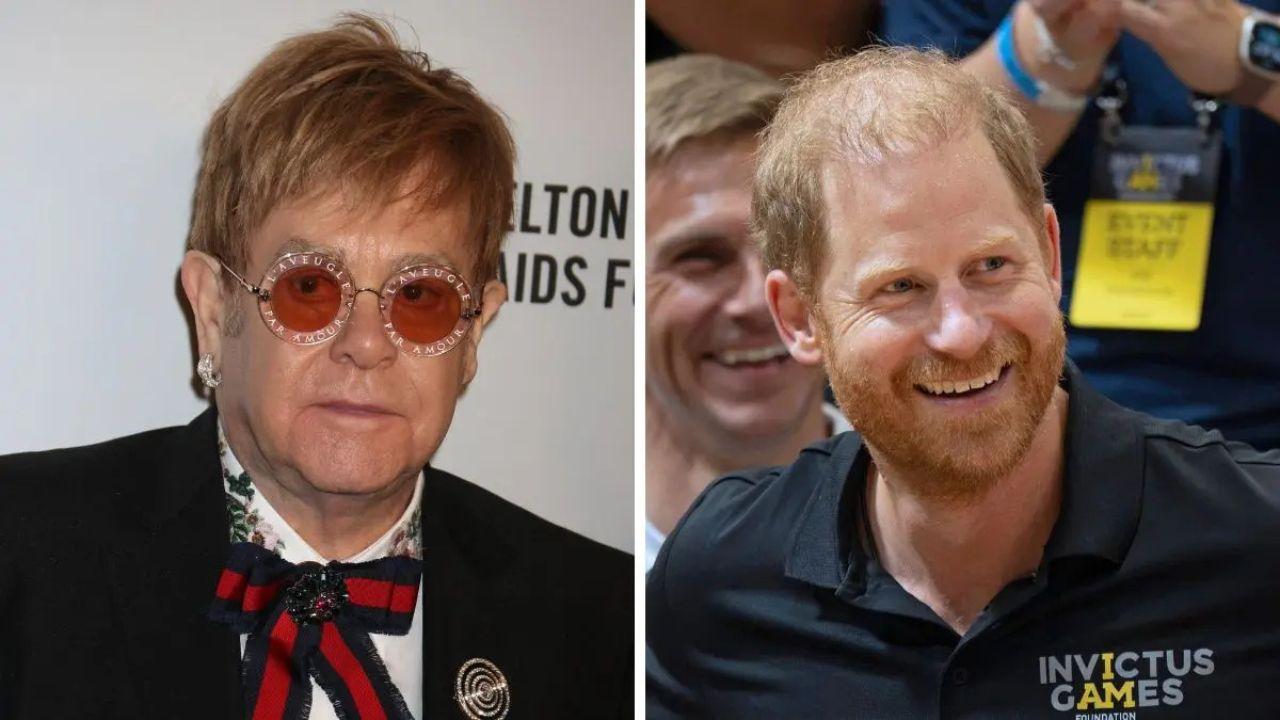 Photo of Elton John, Prince Harry