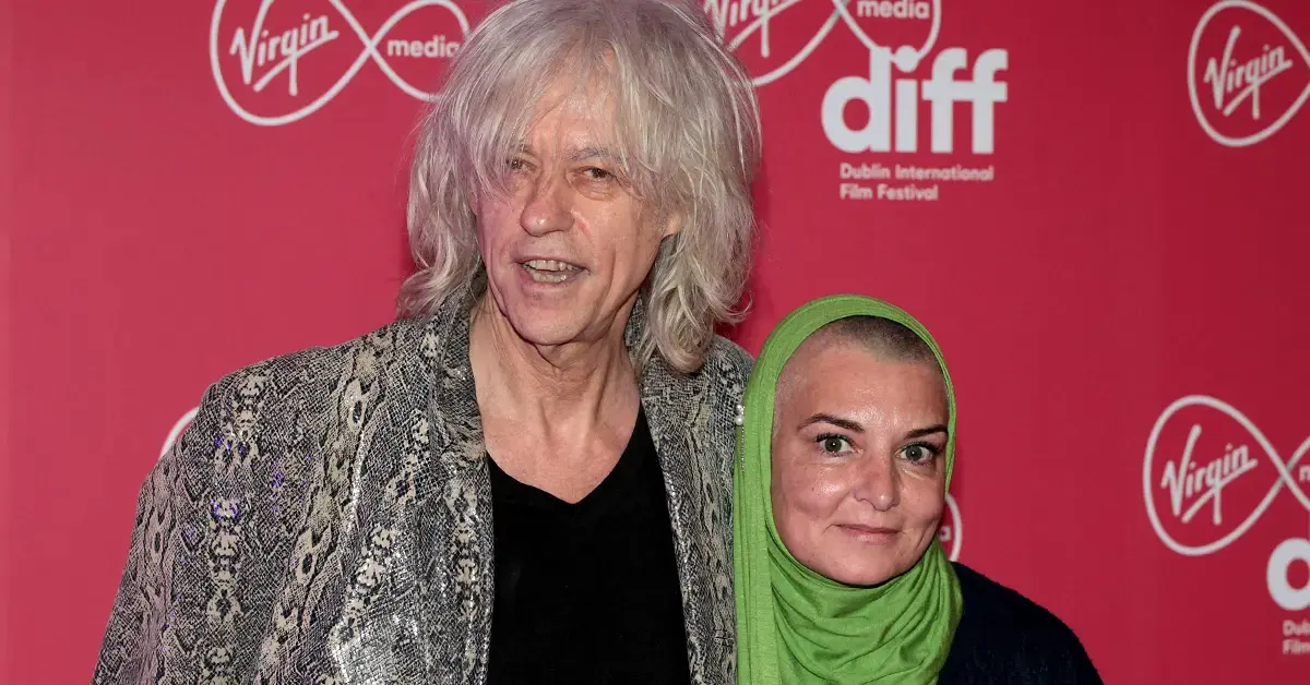 Sinead O'Connor and Bob Geldof