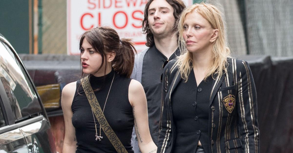 Photo of Frances Bean Cobain and Courtney Love