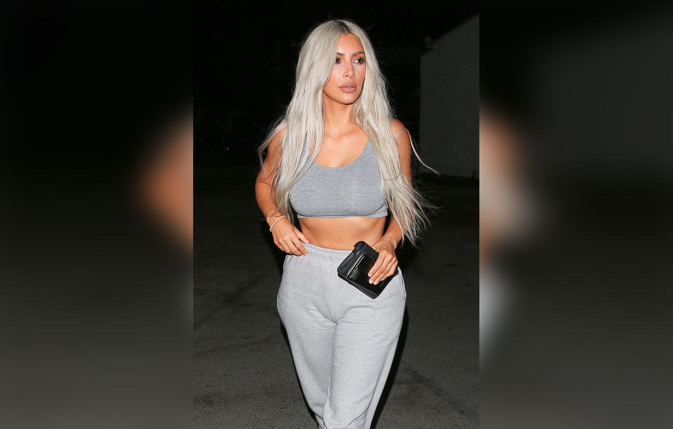 Kim Kardashian Shows Curves After Kylie Jenner Pregnant News