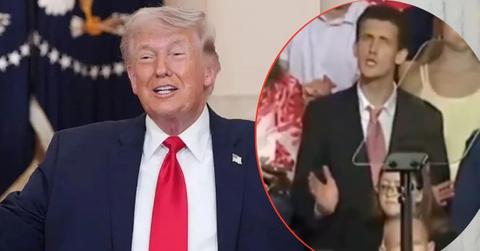 Donald Trump was mocked at his own rally.