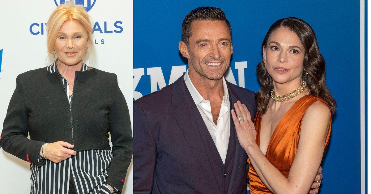 Photo of  Deborra-Lee Furness, Hugh Jackman and Sutton Foster