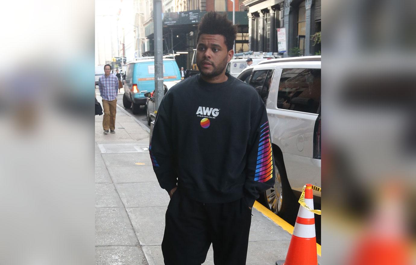 Bella Hadid And The Weeknd Take Late Night Pier Walk Photos