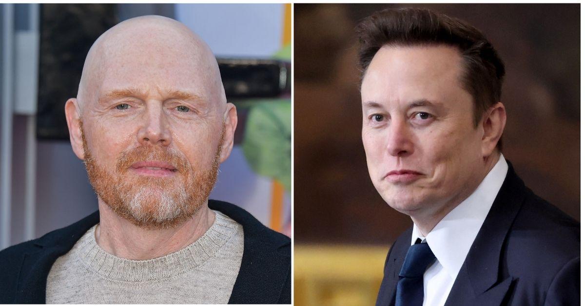 Photo of Bill Burr and Elon Musk