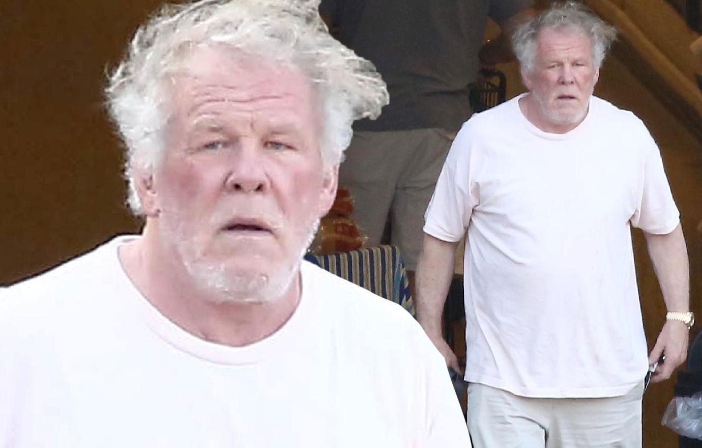 Nick nolte tired shopping malibu