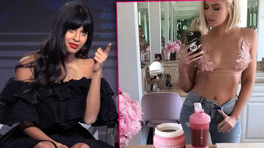 Jameela Jamil Slams Khloe Kardashian For Flat Tummy Ad