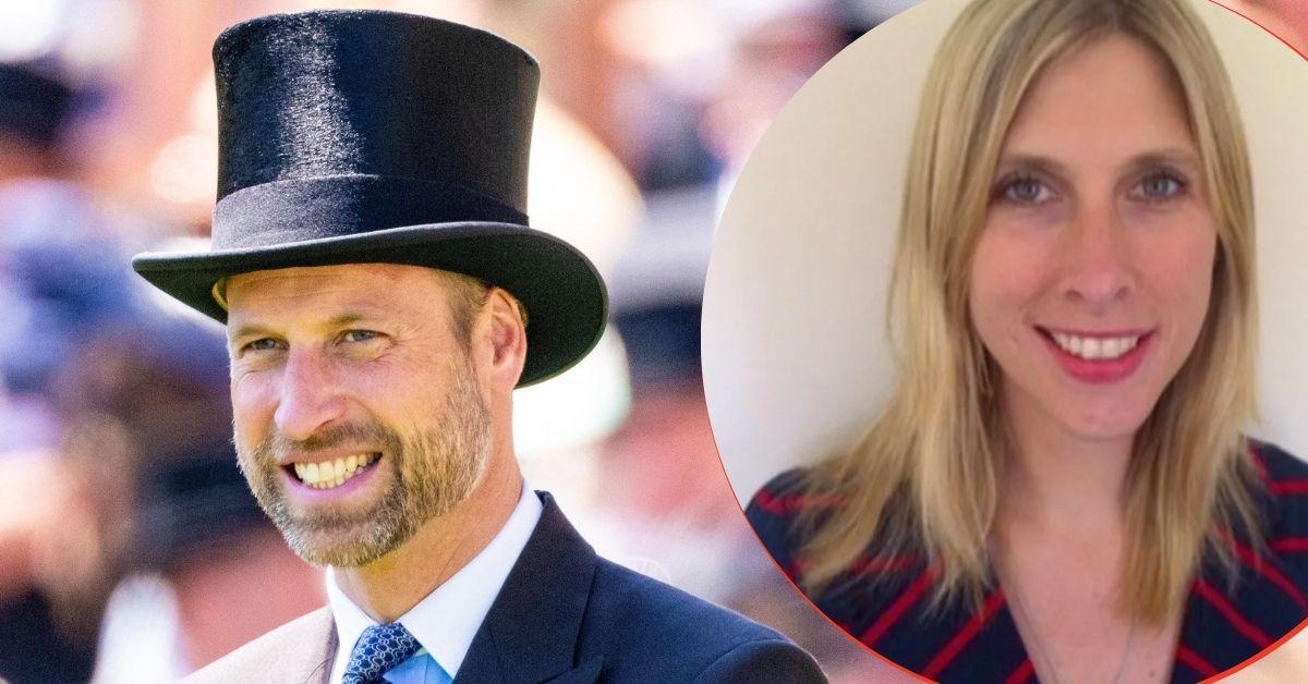 split image of Prince William and Liza Ravenscroft