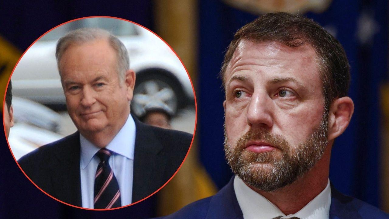 Split image of Markwayne Mullin and Bill O'Reilly
