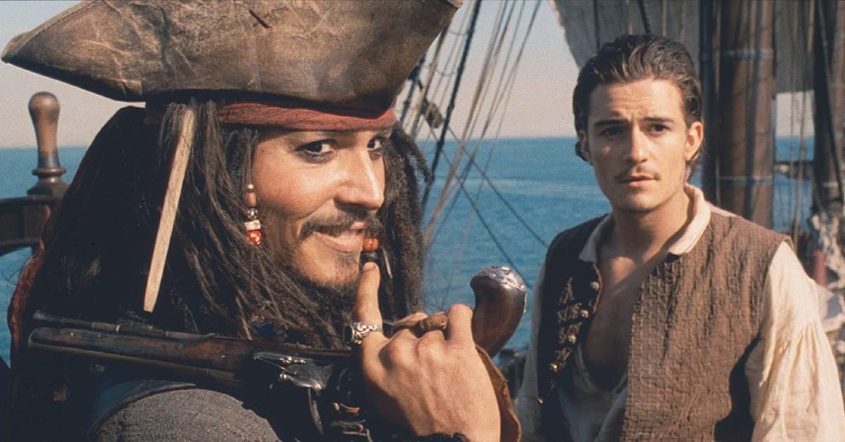 Photo of Johnny Depp, Orlando Bloom in 'Pirates of the Caribbean'
