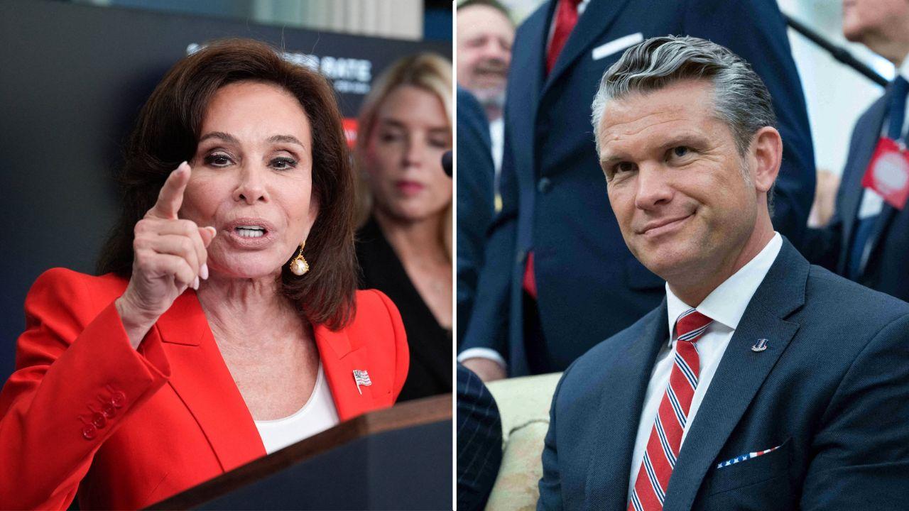 Photo of Jeanine Pirro, Pete Hegseth
