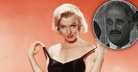 Marilyn Monroe Looking Sexy and Seductive Removing Top Inset of Psychiatrist Dr. Ralph Greenson Affair