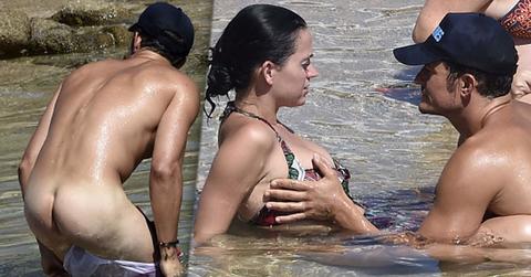 orlando bloom katy perry dating beach body bikini boobs cleavage pics