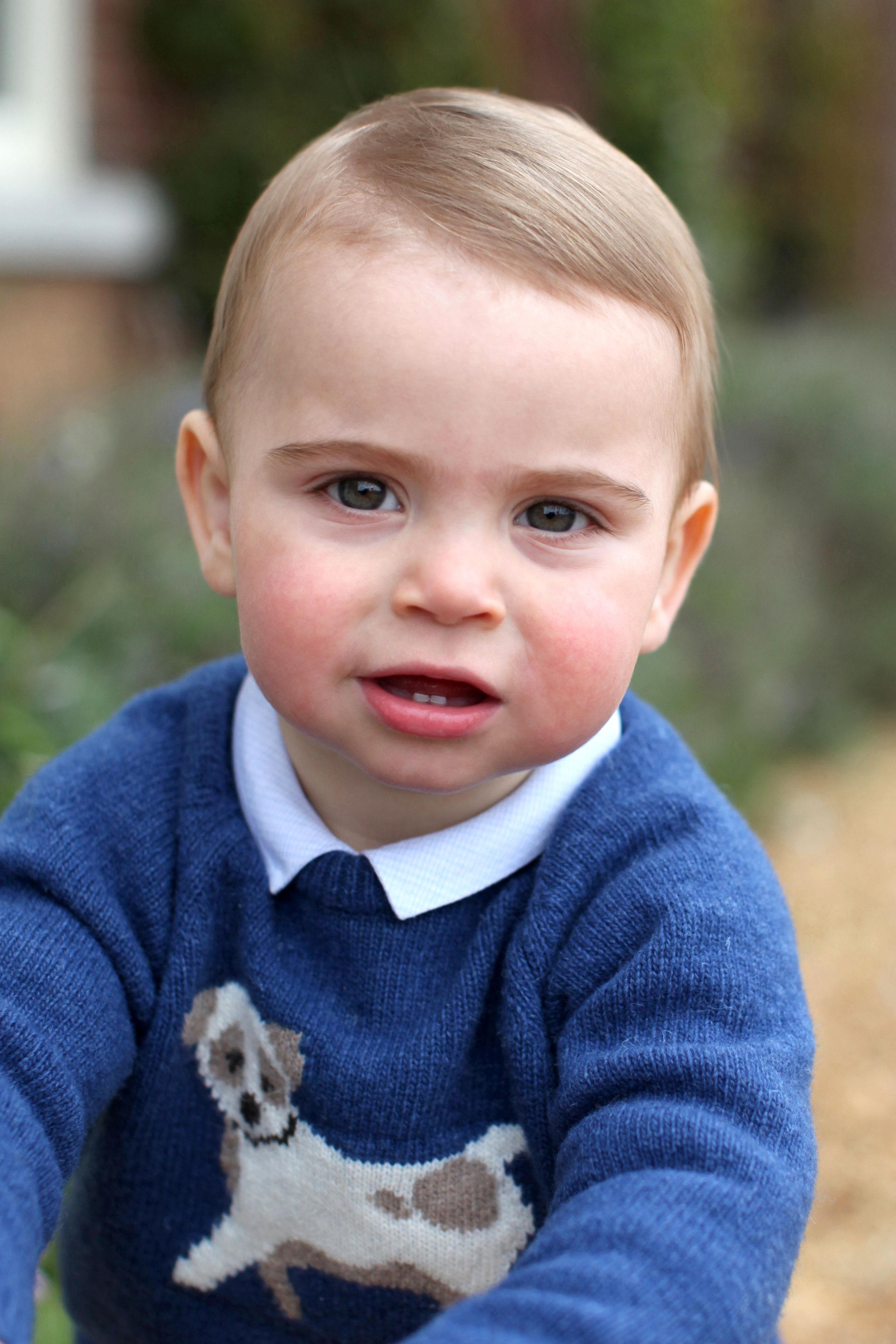 Prince Louis All Smiles In Royal Photos As He Celebrates First Birthday