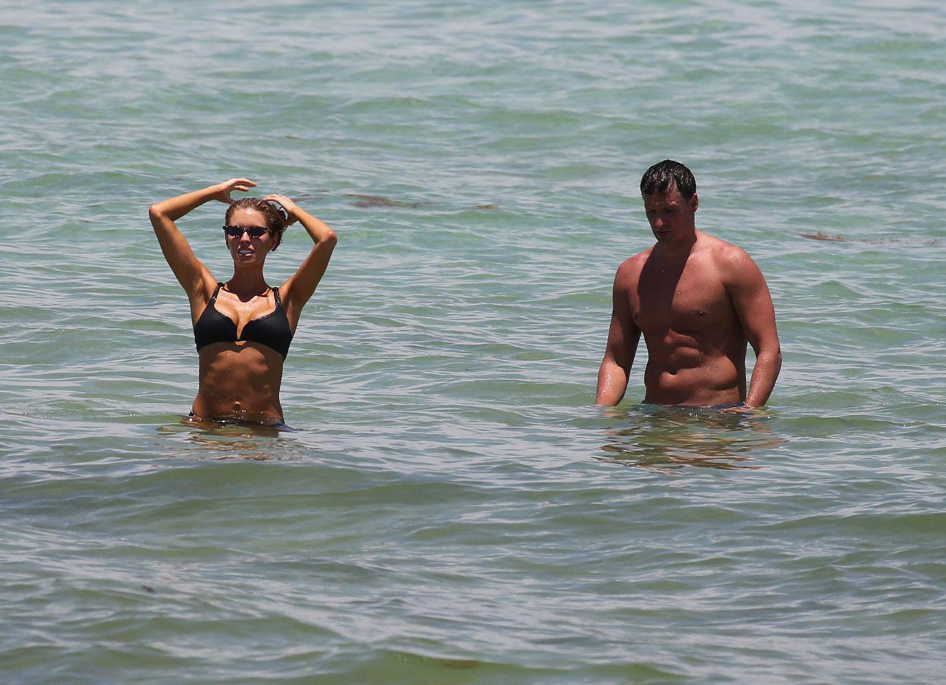 Ryan Lochte Shirtless Kayla Rae Reid Bikini