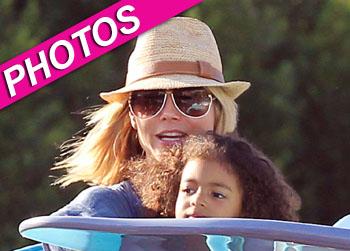 //heidi klum kids disneyland splash