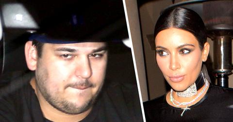Rob Kardashian Not Visited Kim Baby
