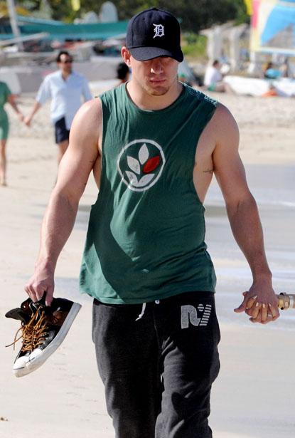 //jenna dewan channing tatum beach