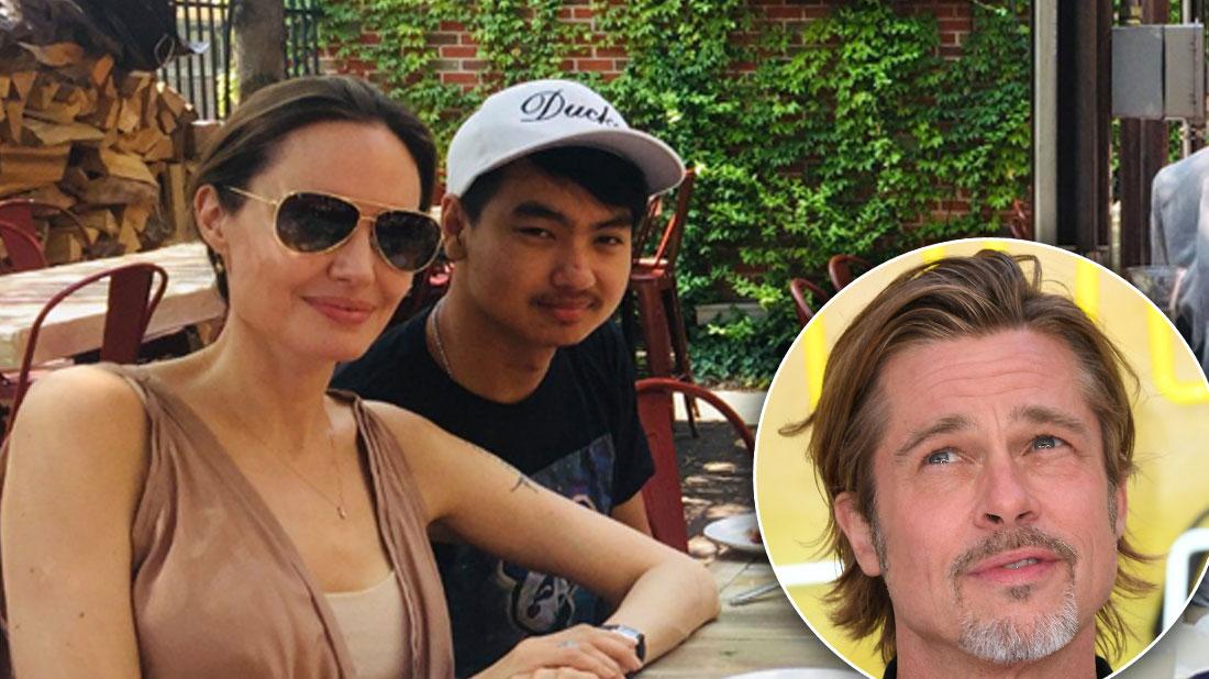 Angelina Celebrates Son Maddox's 18th Birthday In Ohio