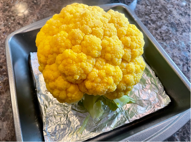 Dr. Igor’s Middle Eastern Whole Roasted Hemp Heart Cauliflower Recipe