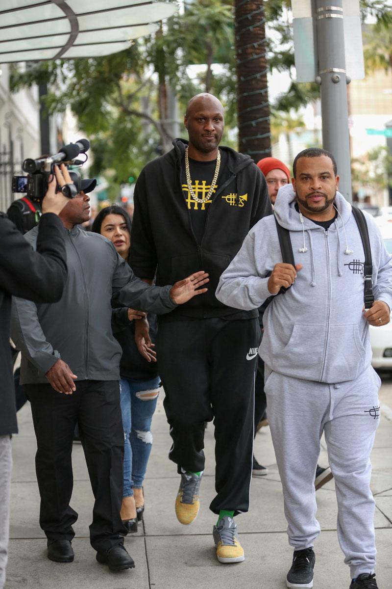 Lamar Odom Rehab First Appearance