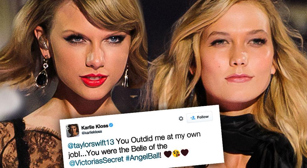 Taylor Swift Shakes Off Rumors Of Lesbian Kiss With Karlie Kloss